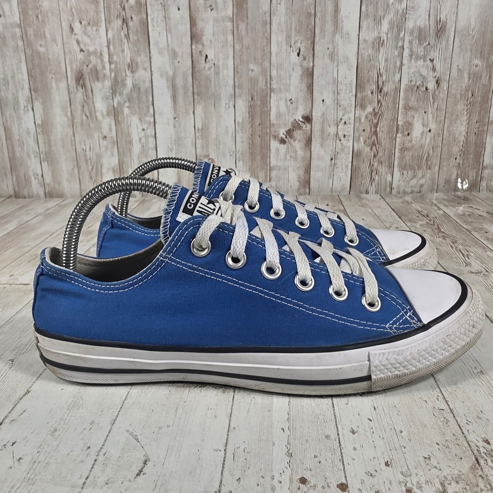 Converse Chuck Taylor All Star Low Top Royal Blue Canvas Sneakers Womens 9